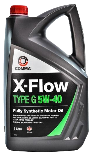Моторное масло Comma X-Flow Type G 5W-40, 5л